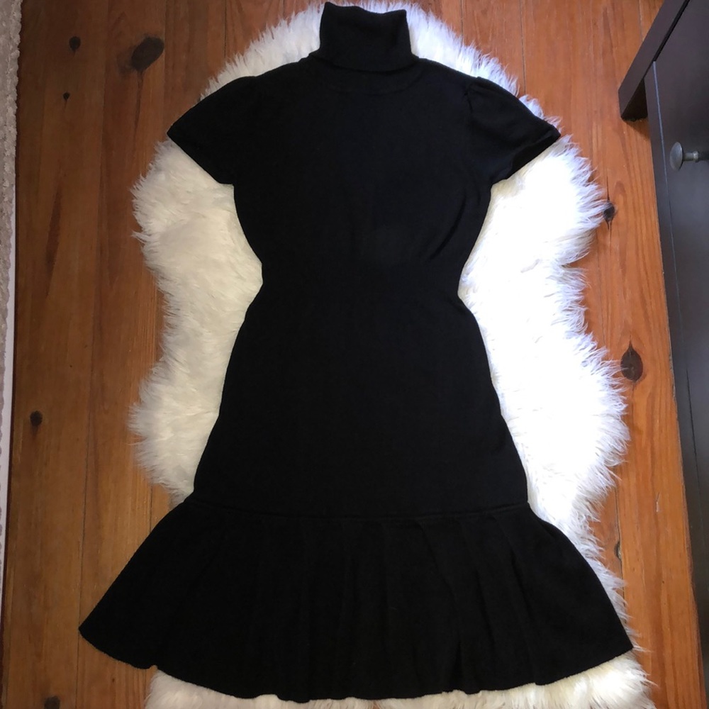 Flirty Turtleneck Dress